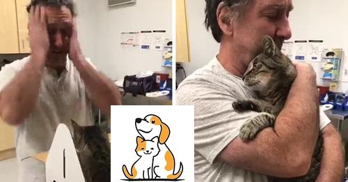 Man Has Tearful Reunion With His Long-Lost Cat After 7 Years Apart